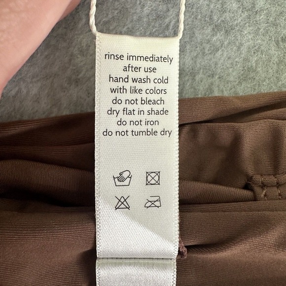 Andie Swimwear The Riviera High Waisted Bottom Women Sz Med Espresso Sculpting - Picture 6 of 8